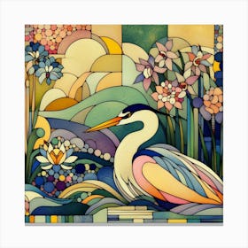 Heron 3 Canvas Print