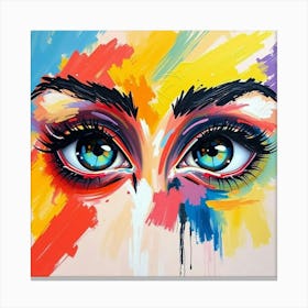 Eyes Of A Woman 4 Canvas Print