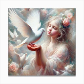 Dove Of Peace 2 Canvas Print