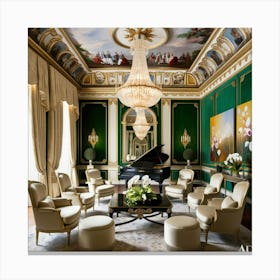 Grand Parlor Canvas Print