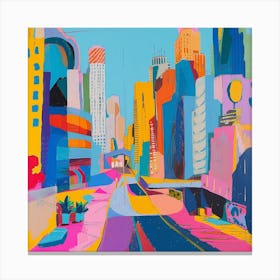Abstract Travel Collection Buenos Aires Argentina 2 Canvas Print