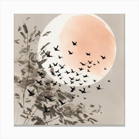 Birds In Flight Canvas Print