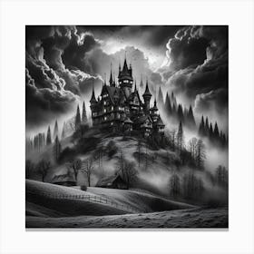 Spooky Castle 2 Canvas Print