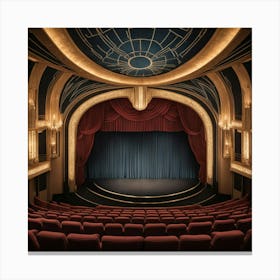 Theater Interior Canvas Print