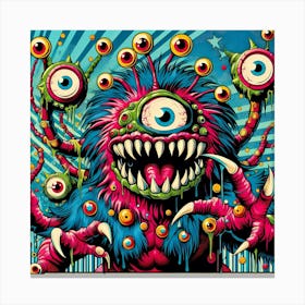 Monster Monster Monster 2 Canvas Print