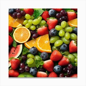 Fresh Fruit Canvas Print