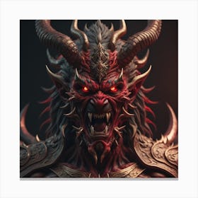 Demon Canvas Print