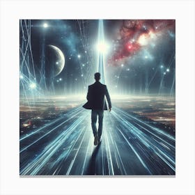 Space Travel Canvas Print