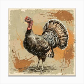 Thanksgiving Turkey 5 Canvas Print