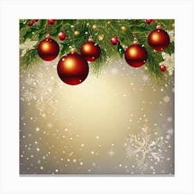 Christmas Background 18 Canvas Print