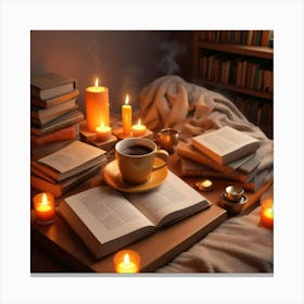 Book And Candle 7 Canvas Print