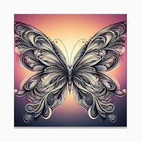 Symmetry Butterfly Art 2 Canvas Print