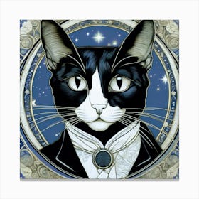 Stellar Cat Canvas Print