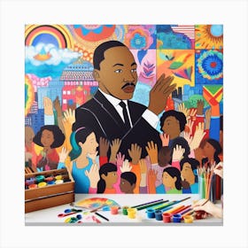Martin Luther king Jr Canvas Print