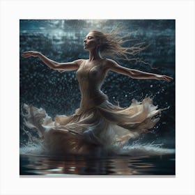 Underwater Dancer 1 Canvas Print