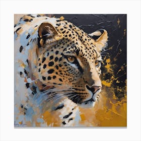 Leopard art Canvas Print