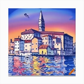 European world Canvas Print