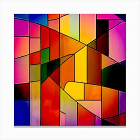 Stained Glass Canvas Print