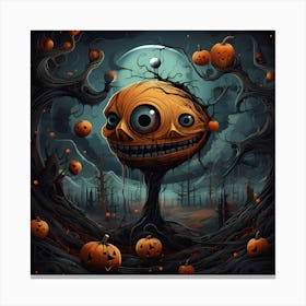 Halloween Collection By Csaba Fikker 81 Canvas Print