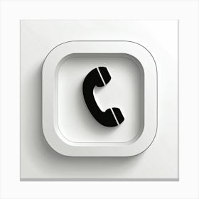 Call Button Canvas Print