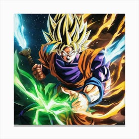 Dragon Ball Z Wallpaper 27 Canvas Print