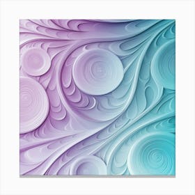 Abstract Swirls Canvas Print