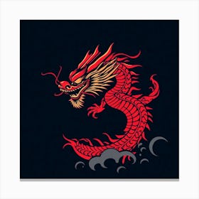 Red Dragon Canvas Print