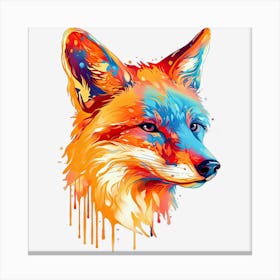 Fox Painting 2 Canvas Print