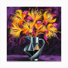 Flowers In A Vase 4 Canvas Print