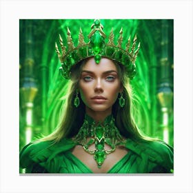 Emerald Queen Canvas Print