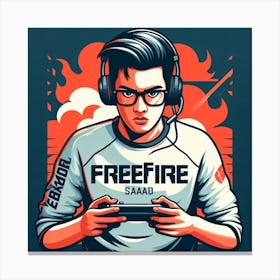 Freefire play Canvas Print