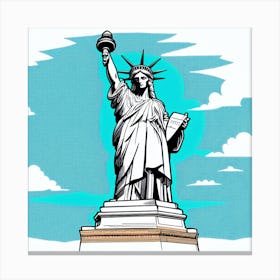 Statue Of Liberty 2 Canvas Print