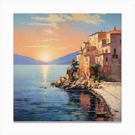 Pastel Waters: Impressionist Serenade Canvas Print