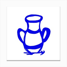 Blue Vase Canvas Print