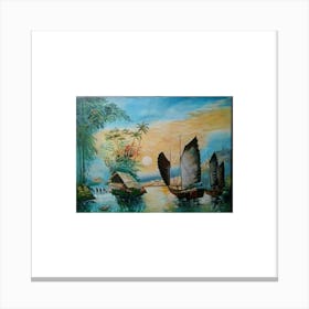 Asian Sunset Canvas Print