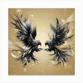 Black Eagles 1 Canvas Print