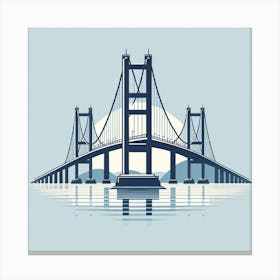 Bridge Over The Water Canvas Print