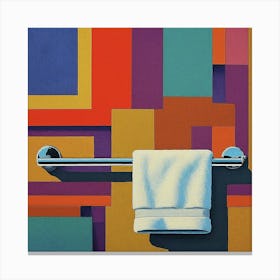 Towel Rack Canvas Print