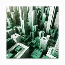 Futuristic City 21 Canvas Print