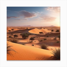 Desert Landscape 113 Canvas Print