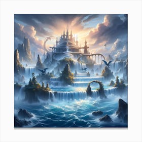 Mythical Waterfall 2 Canvas Print