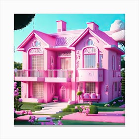 Barbie Dream House (781) Canvas Print