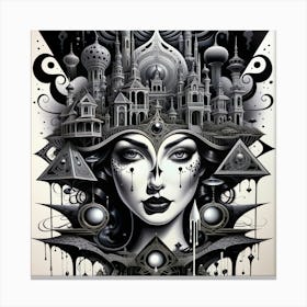 Occult Mind Palace Canvas Print