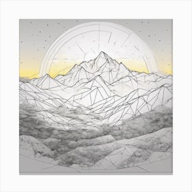 Mountain Range Canvas Print