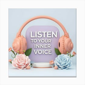 Listen To Your Inner Voice 1 Canvas Print