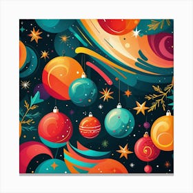 Christmas Background 1 Canvas Print