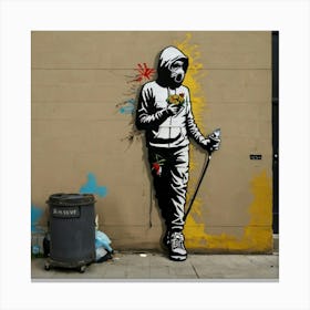 'Banksy' Canvas Print