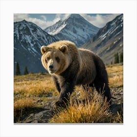 Grizzly Bear 2 Canvas Print