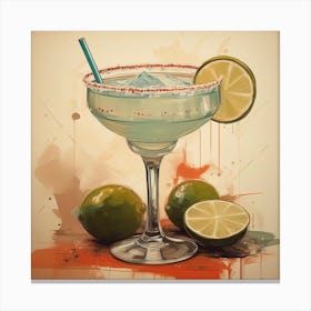 Margarita Painting Canvas Print