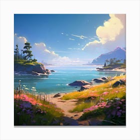 Westport West Coast Landscape Canvas Print